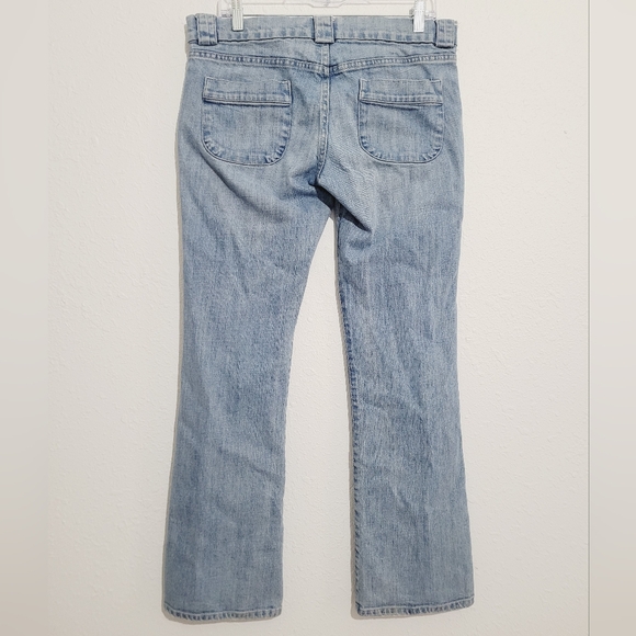 Old Navy Women’s Jeans Size 10 Light Wash Stretch Straight Leg Denim Classic - Picture 3 of 12